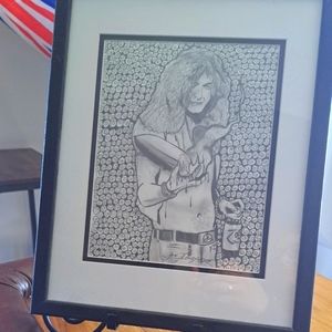 Robert Plant Man Cave Art